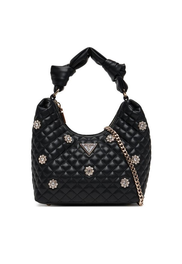 Guess Torebka HWEG86 79010 Czarny. Kolor: czarny. Materiał: skórzane
