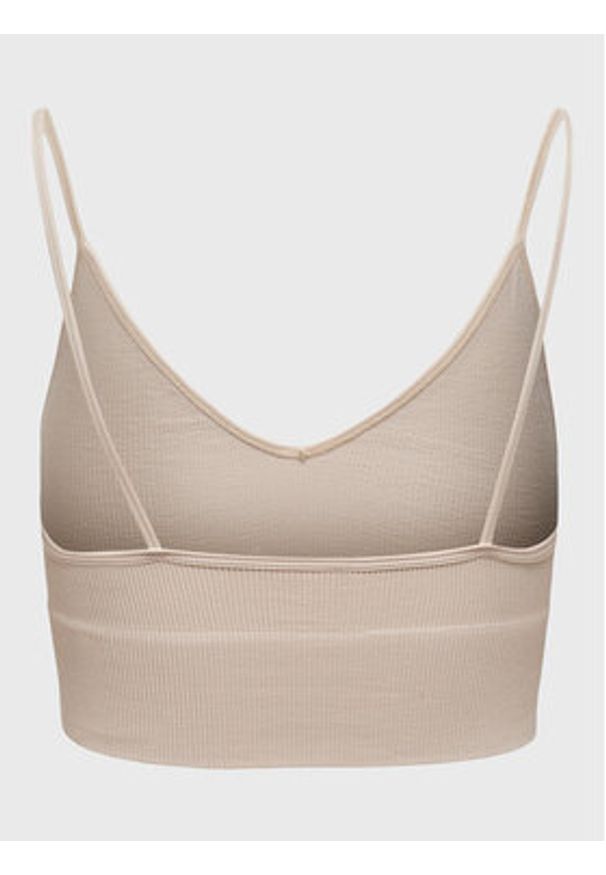 only - ONLY Biustonosz top 15201539 Beżowy. Kolor: beżowy. Materiał: syntetyk