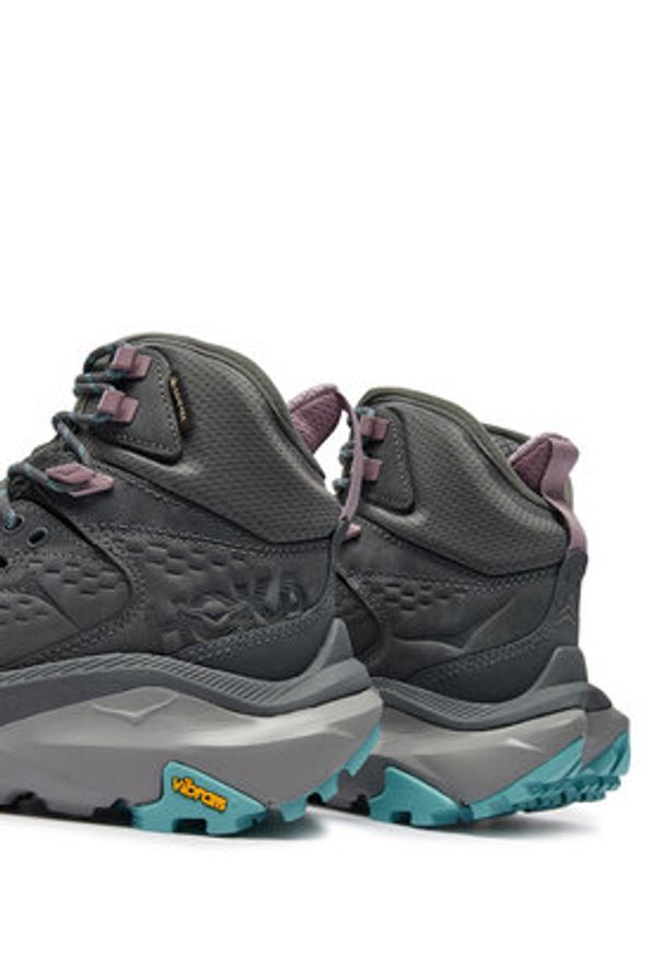 HOKA - Hoka Trekkingi Kaha 3 Gtx GORE-TEX 1123156 Szary. Kolor: szary. Materiał: skóra, nubuk