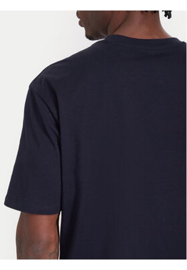 Guess T-Shirt M5BI76 I3Z14 Niebieski Relaxed Fit. Kolor: niebieski. Materiał: bawełna