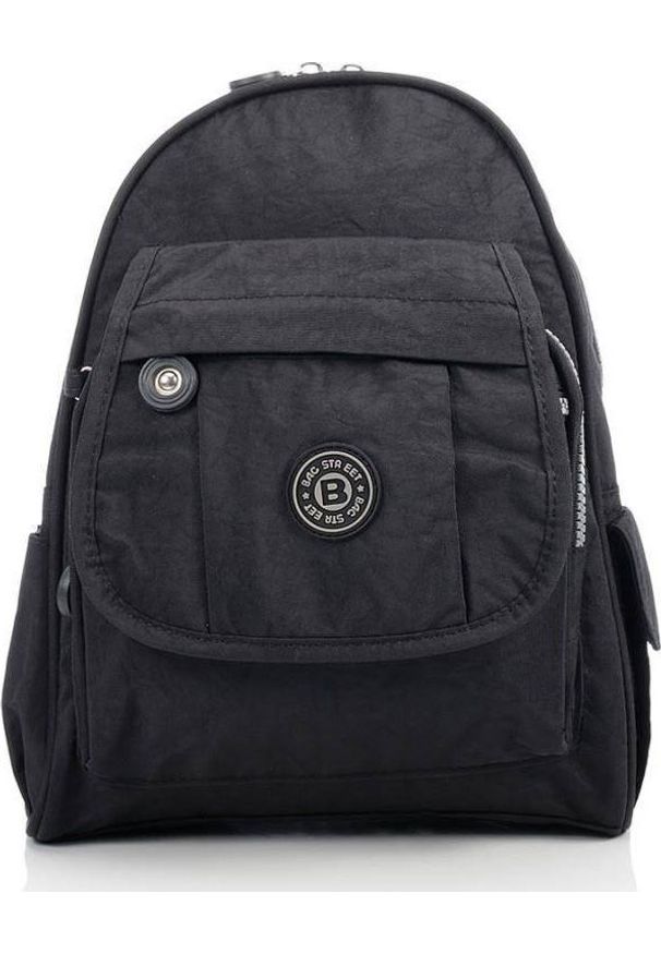 BAG STREET - Bag Street Plecak damski czarny Bag Street 2229-BL. Kolor: czarny. Styl: street