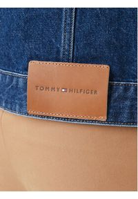 TOMMY HILFIGER - Tommy Hilfiger Kurtka jeansowa MW0MW42629 Niebieski Regular Fit. Kolor: niebieski. Materiał: bawełna #4