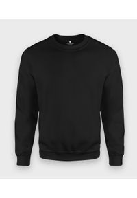 MegaKoszulki - Bluza klasyczna (bez nadruku, gładka) - czarna. Kolor: czarny. Wzór: gładki. Styl: klasyczny #1