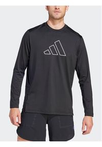 Adidas - adidas Koszulka techniczna Train Icons Small Logo Training IN9806 Czarny Regular Fit. Kolor: czarny. Materiał: syntetyk #5