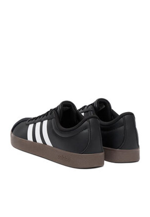Adidas - adidas Sneakersy VL COURT BASE ID3715 WB Czarny. Kolor: czarny. Materiał: skóra