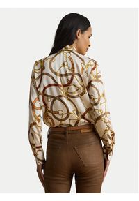 Lauren Ralph Lauren - LAUREN RALPH LAUREN Koszula 200979807001 Biały Straight Fit. Kolor: biały. Materiał: syntetyk #5