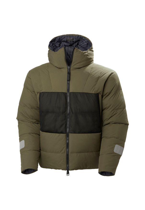 Odwracalna kurtka z kapturem Helly Hansen Arc. Typ kołnierza: kaptur. Kolor: szary. Materiał: puch