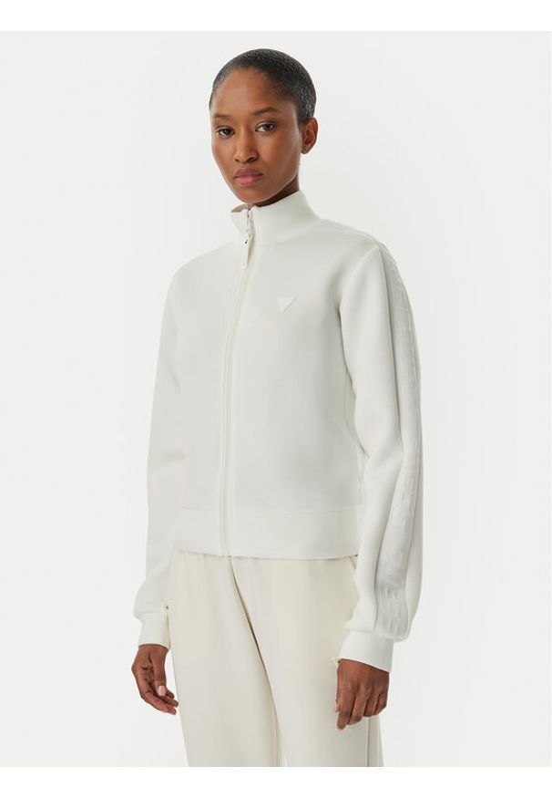 Guess Bluza Allie V2YQ17 K7UW2 Biały Regular Fit. Kolor: biały. Materiał: wiskoza