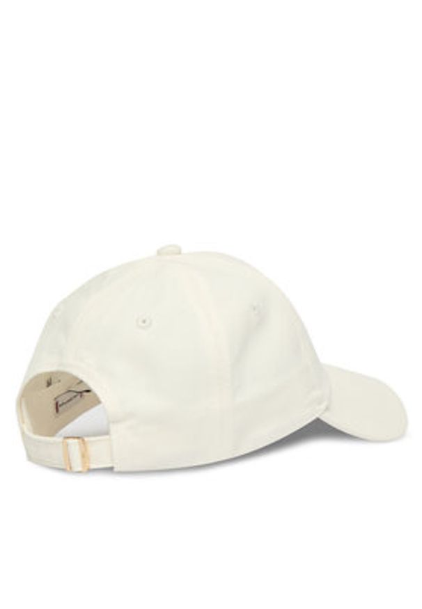 TOMMY HILFIGER - Tommy Hilfiger Czapka z daszkiem Th Elevated Chic Cap AW0AW17631 Biały. Kolor: biały. Materiał: bawełna