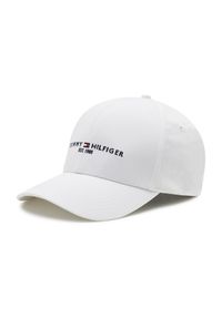 TOMMY HILFIGER - Czapka z daszkiem Tommy Hilfiger. Kolor: biały