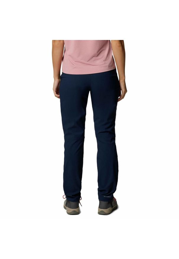 columbia - Spodnie trekkingowe damskie Columbia Leslie Falls Pant II. Kolor: niebieski. Sport: turystyka piesza