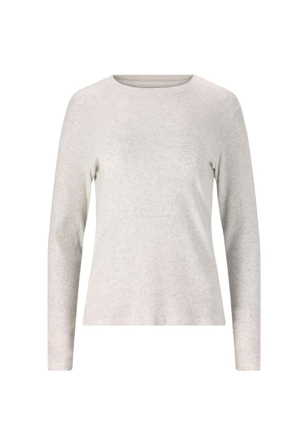 ENDURANCE - Damska koszulka z długim rękawem Athlecia Lankae. Kolor: wielokolorowy, szary, fioletowy. Długość rękawa: długi rękaw. Długość: długie. Sport: turystyka piesza