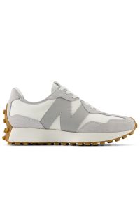 Buty damskie New Balance WS327NKC - szare. Zapięcie: sznurówki. Kolor: szary. Materiał: zamsz, skóra, guma. Szerokość cholewki: normalna