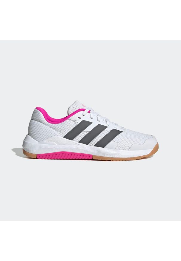 Adidas - Buty fitness damskie ADIDAS Dropset. Kolor: biały. Materiał: mesh. Szerokość cholewki: normalna. Sport: fitness