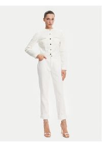 Guess Kurtka przejściowa 172731 Biały Classic Fit. Kolor: biały. Materiał: bawełna #5