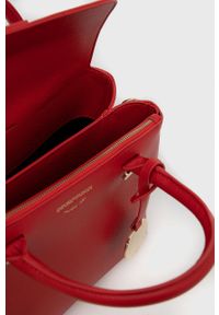 Emporio Armani torebka kolor czerwony. Kolor: czerwony. Rodzaj torebki: na ramię