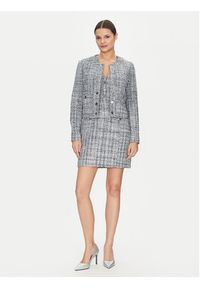 Guess Sukienka koktajlowa W5GK0E WH7I0 Szary Bodycon Fit. Kolor: szary. Materiał: syntetyk. Typ sukienki: bodycon. Styl: wizytowy #5