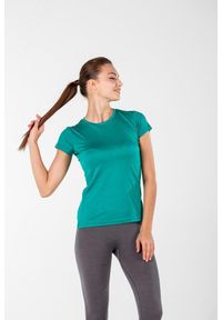 Koszulka turystyczna damska 100% Merino WOOLONA Pera. Kolor: zielony