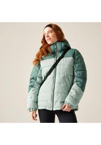 Regatta - Kurtka damska zimowa ocieplana Aldthorn. Kolor: zielony. Materiał: puch, syntetyk. Sezon: zima. Sport: turystyka piesza #1