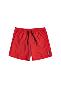 Szorty kąpielowe dziecięce Quiksilver Everyday 13". Kolor: czerwony. Materiał: poliester, materiał #1