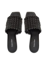 Calvin Klein Klapki Heel Mule Sandal 70 Latt HW0HW02144 Czarny. Kolor: czarny. Materiał: skóra #4