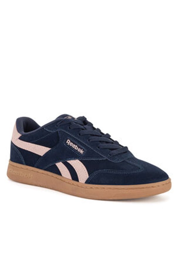 Reebok Sneakersy FORTE LOUNGER AR30252WDQT Granatowy. Kolor: niebieski. Materiał: zamsz, skóra