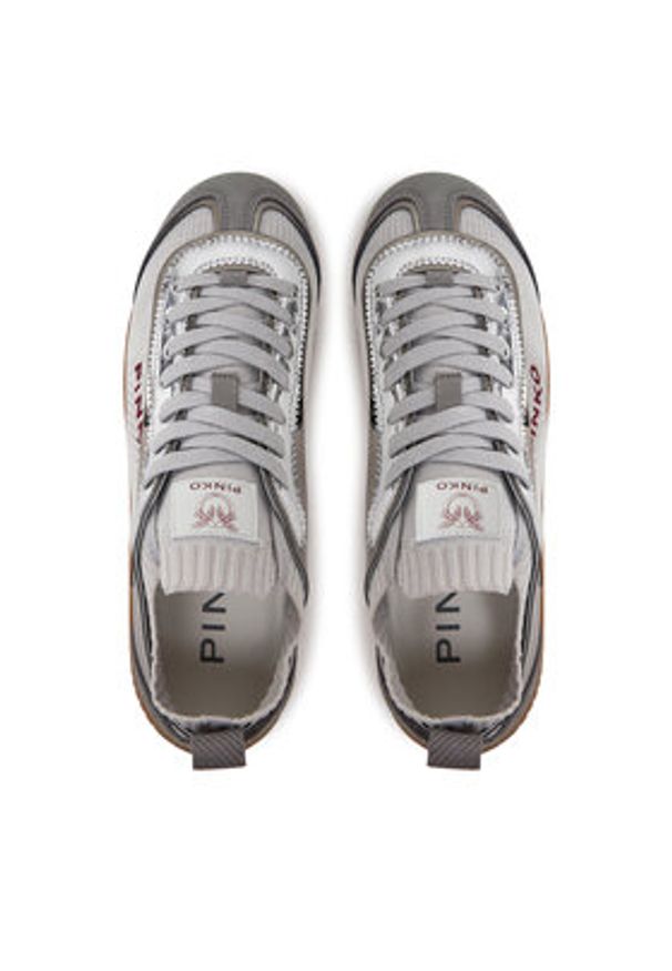 Pinko - PINKO Sneakersy Reby 03 SS0061 T026 Szary. Kolor: szary. Materiał: materiał