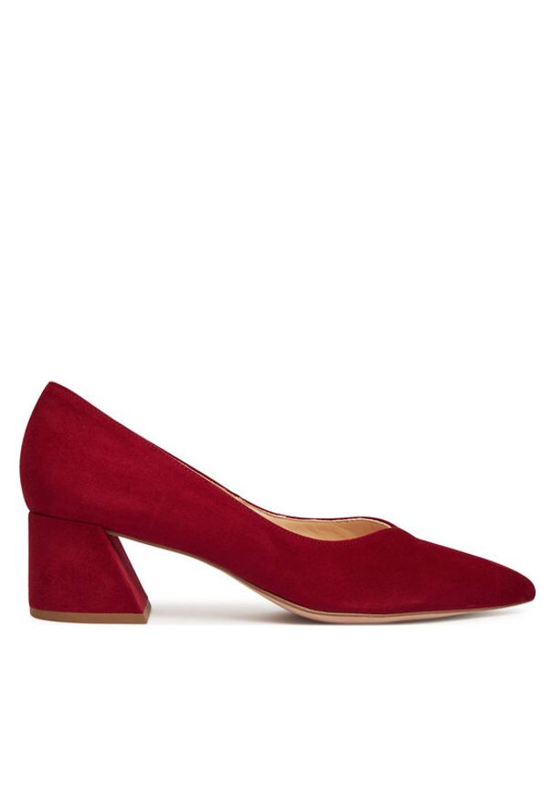 HÖGL Czółenka Sheryl 0-104502-44000 Bordowy. Kolor: czerwony. Materiał: zamsz, skóra