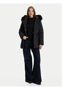 Rinascimento Kurtka zimowa CFC0122158003 Czarny Regular Fit. Kolor: czarny. Materiał: syntetyk. Sezon: zima #4