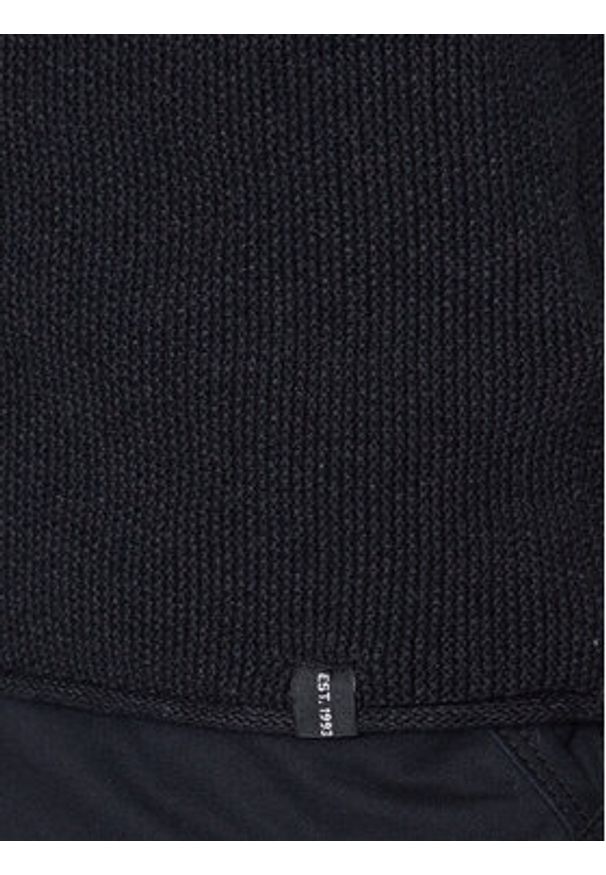 INDICODE Bluza Kristian 35-128 Czarny Regular Fit. Kolor: czarny. Materiał: bawełna