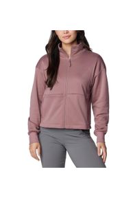 columbia - Damska bluza polarowa Columbia Boundless Trek Tech z pełnym zamkiem błyskawiczny. Kolor: fioletowy. Materiał: poliester