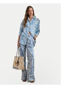 Lauren Ralph Lauren - LAUREN RALPH LAUREN Koszula 200P08926001 Niebieski jasny Relaxed Fit. Kolor: niebieski. Materiał: len #5