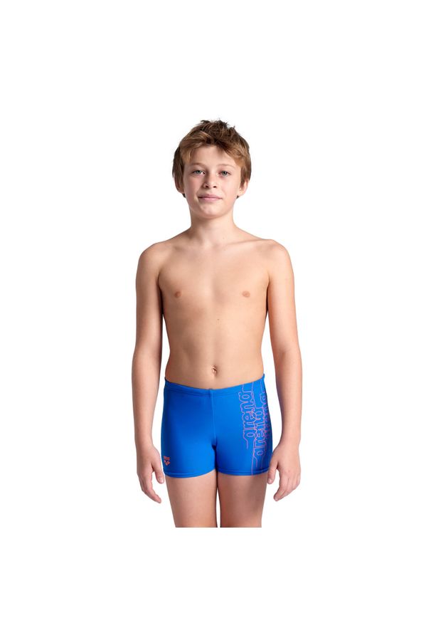 Kąpielówki chłopięce spodenki kąpielowe na basen Arena Swim Short. Kolor: pomarańczowy, niebieski, wielokolorowy