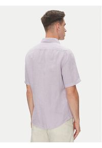 BOSS Koszula 50537382 Fioletowy Regular Fit. Kolor: fioletowy. Materiał: len #3