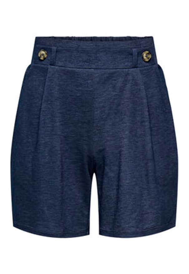 JDY Szorty materiałowe Birdie Geggo 15320995 Granatowy Regular Fit. Kolor: niebieski. Materiał: syntetyk, wiskoza