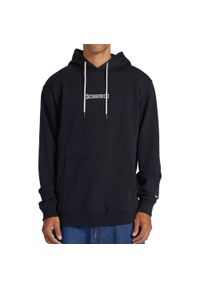 DC Shoes - Bluza z kapturem dla Mężczyzn BASELINE Czarny. Typ kołnierza: kaptur. Kolor: brązowy, zielony, wielokolorowy. Materiał: materiał, poliester, bawełna. Sport: skateboard