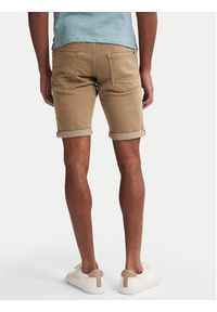Petrol Industries Szorty jeansowe M-ROS-SHO005 Biały Slim Fit. Kolor: biały. Materiał: bawełna