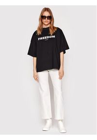 Americanos T-Shirt Unisex Brooklyn Heavy Czarny Oversize. Kolor: czarny. Materiał: bawełna #4