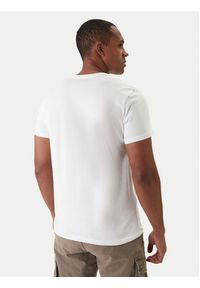 Alpha Industries T-Shirt Basic 188505 Biały Regular Fit. Kolor: biały. Materiał: bawełna #2