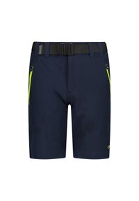 Dziecięce szorty bermudzkie CMP. Kolor: czarny, niebieski, wielokolorowy, zielony. Styl: sportowy. Sport: turystyka piesza #1