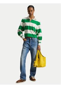 Polo Ralph Lauren Polo 211971746500 Zielony Relaxed Fit. Typ kołnierza: polo. Kolor: zielony. Materiał: bawełna #2