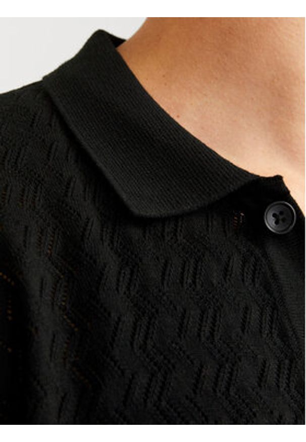 Jack & Jones Koszula Tyler 12272863 Czarny Loose Fit. Kolor: czarny. Materiał: bawełna