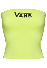 Vans Top Wm Flying V Tube VN0A53PN Żółty Slim Fit. Kolor: żółty. Materiał: bawełna #4