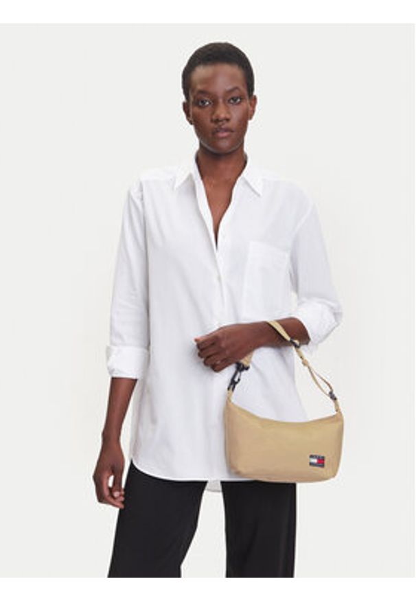 Tommy Jeans Torebka Tjw Ess Daily Shoulder Bag AW0AW17287 Beżowy. Kolor: beżowy