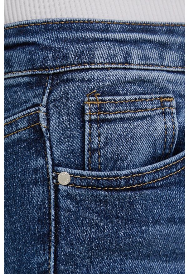 Answear Lab Jeansy damskie medium waist. Kolor: niebieski. Styl: wakacyjny