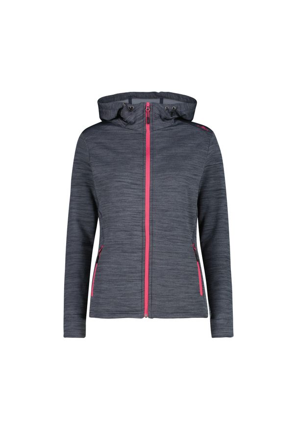 Bluza damska turystyczna CMP 30E9676. Kolor: szary. Materiał: polar. Sport: turystyka piesza