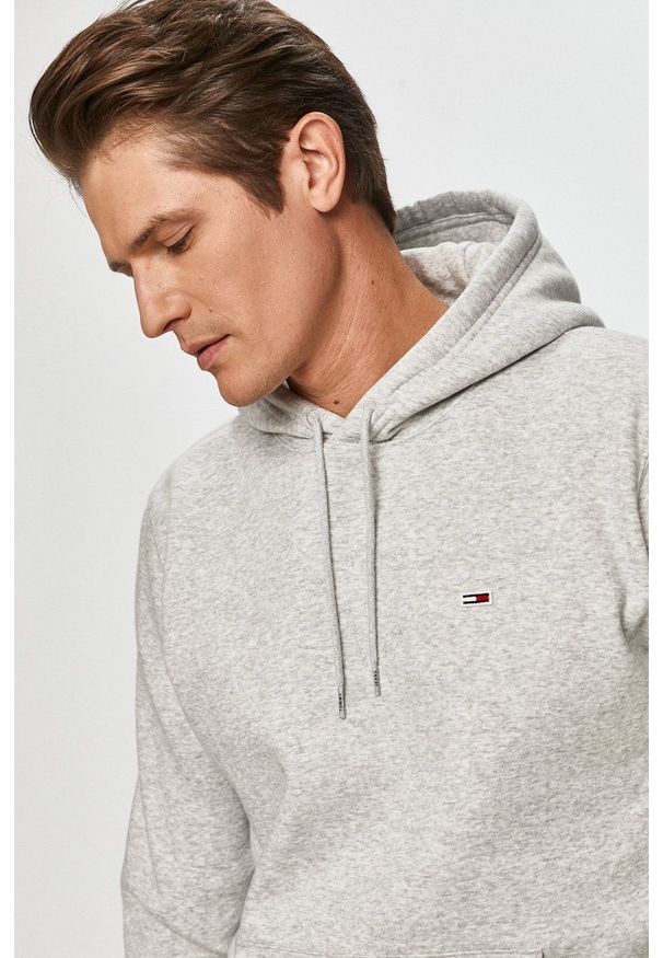 Tommy Jeans - Bluza. Okazja: na co dzień. Kolor: szary. Styl: casual