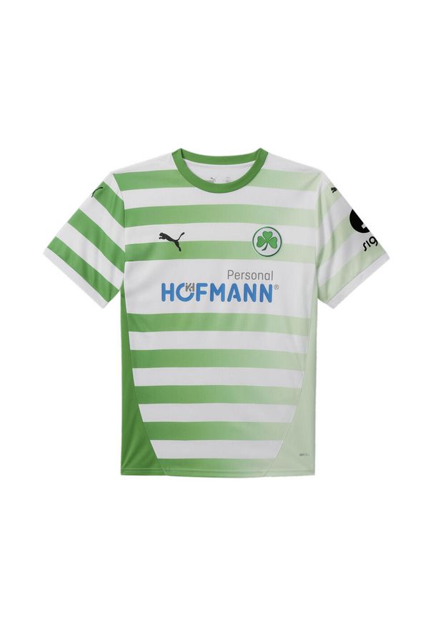 Puma - Młodzieżowa koszulka domowa Greuther Fürth 24/25 PUMA. Kolor: biały, wielokolorowy, zielony