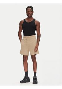 Jack & Jones - Jack&Jones Szorty sportowe Gordon 12268448 Beżowy Regular Fit. Kolor: beżowy. Materiał: bawełna. Styl: sportowy #5