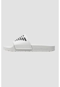 Emporio Armani - EMPORIO ARMANI Białe klapki Mules PVC logo. Kolor: biały #3